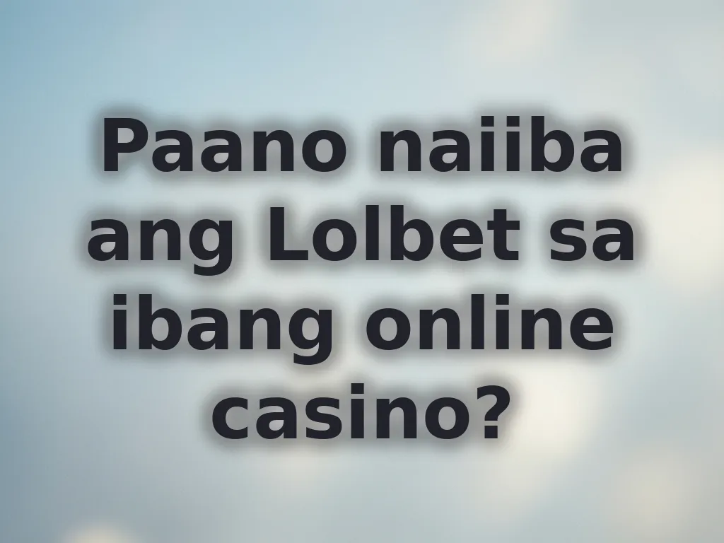 Lolbet comparison