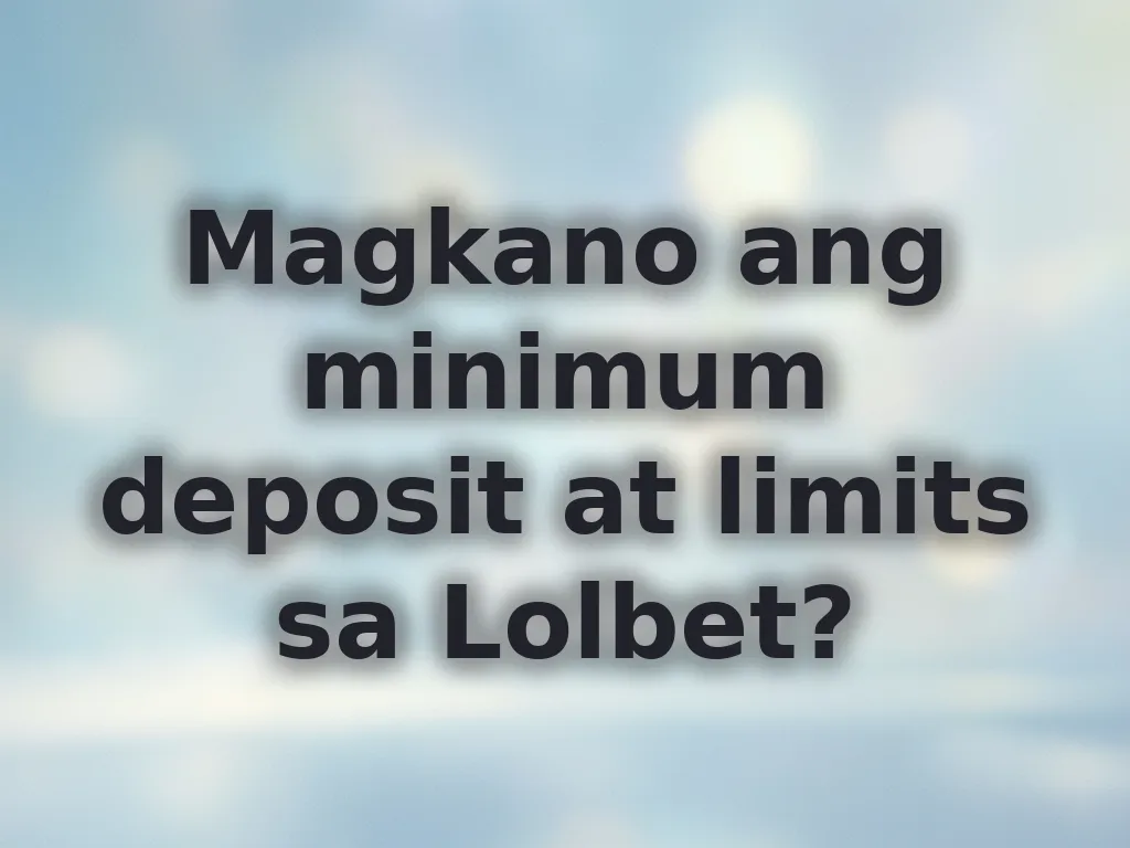 Payment limits guide